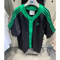 在飛比找蝦皮購物優惠-Threeg💫ADIDAS OG 棒球外套 短袖 三線 排扣