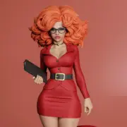 1/4 44cm Sara Bellum 3D Print Garage Kit Figure Model Kit Unassemble Unpainted