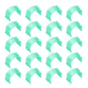 100pcs Bobbin Holder Plastic Bobbin Clamps for Sewing Machines, Green