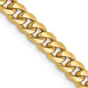 14K 20 inch 4.25mm Solid Miami Cuban Link with Lobster Clasp Chain Necklace