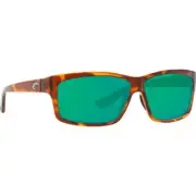 Costa Cut Honey Tortoise Frame Sunglasses w/Green Mirror 580P 06S9047-90470960