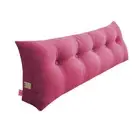 SOGA 120cm Pink Triangular Wedge Bed Pillow Headboard Bedside Tatami Cushion