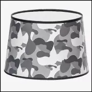 ALADDIN LAMP BRAND GREY CAMO PATTERN SHADE 12 inch Diameter Part # 1248