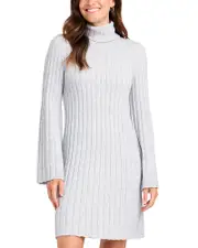 Splendid Meredith Turtleneck Sweater Dress