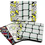 Memphis NATHALIE DU PASQUIER CorkBoard PLACEMATS Set POSTMODERN Place Mats CORK