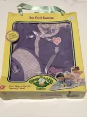 CABBAGE PATCH KIDS pa dolls IN BOX too cute fashion for babies Purple