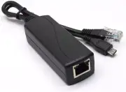 Active 5V 2.4A Poe Splitter Adapter IEEE 802.3Af Compliant Micro USB 48V to 5V/2