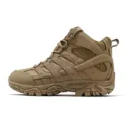 Merrell 戰術靴 Moab 2 Mid Tactical 狼棕色 男鞋 中筒 防水 登山鞋 ACS ML15849