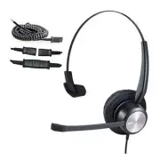 Cisco Phone Headset Corded RJ9 Telephone Headset with Noise Cancelling