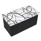 Otto & Ben Folding Toy Box Chest with Memory Foam Seat Faux Leather Trunk Bed...