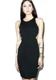 Poison Needle Lace Back Dress