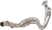 daili store Motorcycle Front Link Pipe Exhaust System Modified Compatible With Kawasaki ER6N ER6F Compatible With Ninja 650F 650R 2012 2013 2014 2015 2016