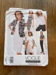 Vogue Sewing wardrobe pattern 1989 Tamotsu designer size 14,16,18