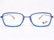 NEW Ray Ban RB6336 2620 Womens Rubber Blue Rectangle Eyeglasses Frames 51/18~140