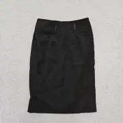 WHBM White House Black Market Skirt Perfect Form Pencil Sz 2 Black
