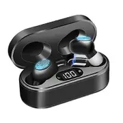 Rechargeable Hearing Aid For Seniors With Lcd Display Adults Hearing Amplifier For Severe Hearing Loss Super Long Battery Life Black