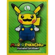 Pokemon Card Game Luigi Pikachu 2016 Unopened Sleeve Nintendo Super Mario Japan