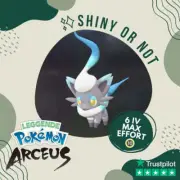 Zorua Shiny ✨ Legends Pokémon Arceus 6 IV Max Effort Custom Leggende Alpha