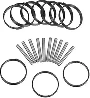 CHILDWEET 10 Set Electric Wrench Apron Pneumatic Wrench Parts 1/2 Inch Impact Wrench Parts Pneumatic Wrench Replacement Rings Impact Wrench Accessories 1/2 Inch Wrench Retainer Rings Leather