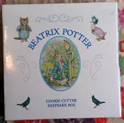 Vintage 2001 SEALED Beatrix Potter Cookie Cutter Keepsake Box. Peter Rabbit
