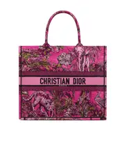 Large Dior Book Tote One size Red