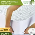 Extra Deep Bamboo Mattress Protector Matress Waterproof Fitted Sheet All Sizes