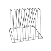 Trenton 10 Slot Chrome Plated Cutting Board Rack
