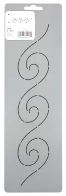 Quilting Stencil Ocean Wave Border 2" Wavy Swirl Quilt Pattern Quilters Template