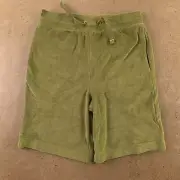 Gap Kids Boys Size XXL (14-16) Olive Green Towel Terry Pull-On Shorts NWT *Flaw