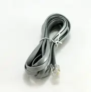 Telephone Cord RJ12 Cable 7Ft 6P6C Male to Male Wire for Landline Voice and Data