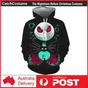 The Nightmare Before Christmas Hoodie Jack Skellington 3D Print Pullovers Jumper