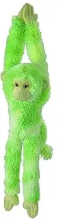 Wild Republic Green Hanging Monkey Plush, Stuffed Animal, Plush Toy, Gifts for Kids, Vibe, 22", Vibe Green,