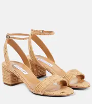 [Aquazzura] Aquazzura Sundance 50 cork sandals AU 6.5 beige