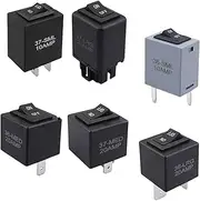KiBcsLic 6Pcs Relay Bypass Switch Kit 5 Pins Connector Supplies Tools