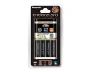 Panasonic Eneloop Pro Quick Charger with 4x AA Batteries