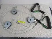 *NEW* TOTAL GYM APEX G5 G3 G1 GREEN LETTERING HANDLES CABLE PULLEYS SAFETY PIN