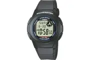 Casio Watch Men's Casual Sports F-200W-1AD F-200 F200 Led Light Alarm Stop Watch Dual Time Water Resistant