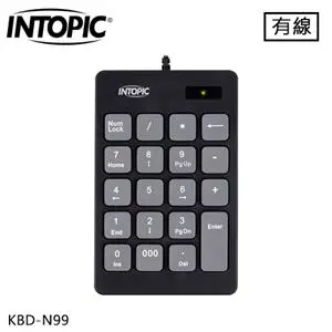 INTOPIC 廣鼎 USB 巧克力數字鍵盤 (KBD-N99)