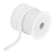 3/8 Inch Double Fold Bias Tape Continuous Bulk Bias Tape White 25 Yards
