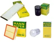 Mann Oil Air Paper Cabin Fuel Filter Kit For Audi A4 Quattro VW Passat 1.8L L4 (for: Audi)