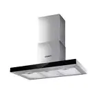 Devanti Range Hood 900mm Rangehood 90cm Stainless Steel Glass Kitchen Canopy