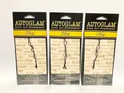 Tyler Candles Autoglam Auto Air Freshener, Diva, Set of 3 Yellow