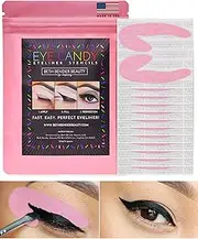 Eye Candy Eyeliner Stencil Pads - For Perfect Smokey Eyes or Winged Tip Look. Created by Celebrity Makeup Artist. Reusable, Easy to Clean & Flexible. Cruelty Free & Vegan, Made in USA (Starter - 1 pk)