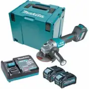 Makita MAX CORDLESS ANGLE GRINDER KIT 40V 125mm 4.0Ah Paddle Switch GA029GM202