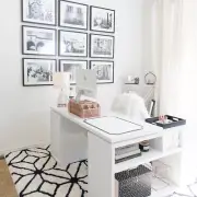Rose Gold Monitor Stand with Drawers