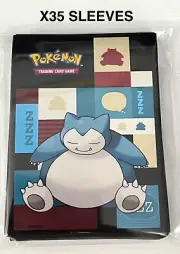2017 Pokemon Snorlax Sleeves x35 Ultra Pro Card Sleeves Deck Protector