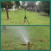 JY Impact Sprinkler On Spike Base Heavy Duty Zinc Alloy Water Sprinkler For Yard