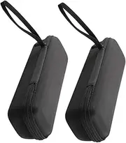 TOBBOMEY Condenser Mic Carrying Case 2 Pack Eva Storage Bag Zipped Dividers Protecting Mics Accessories for Use