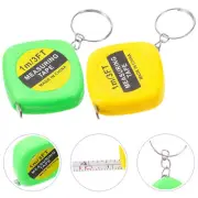 12 PCS Tape Measure Fathers Day Minis Keychain Ti Measures Measuring