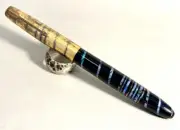 Raden Parker 51 Fountain Pen Mother of Pearl VORTEX design + Custom Cap MS